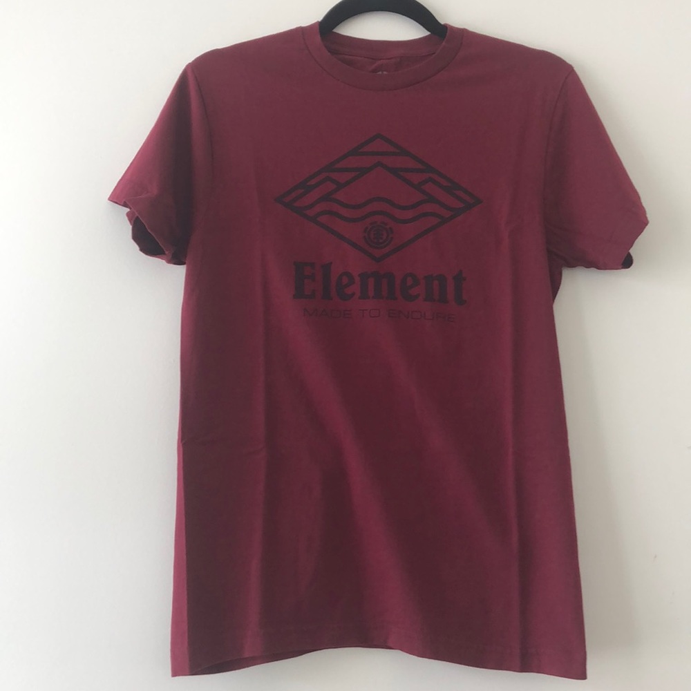 New Element 100% cotton logo made to endure graphic t-shirt